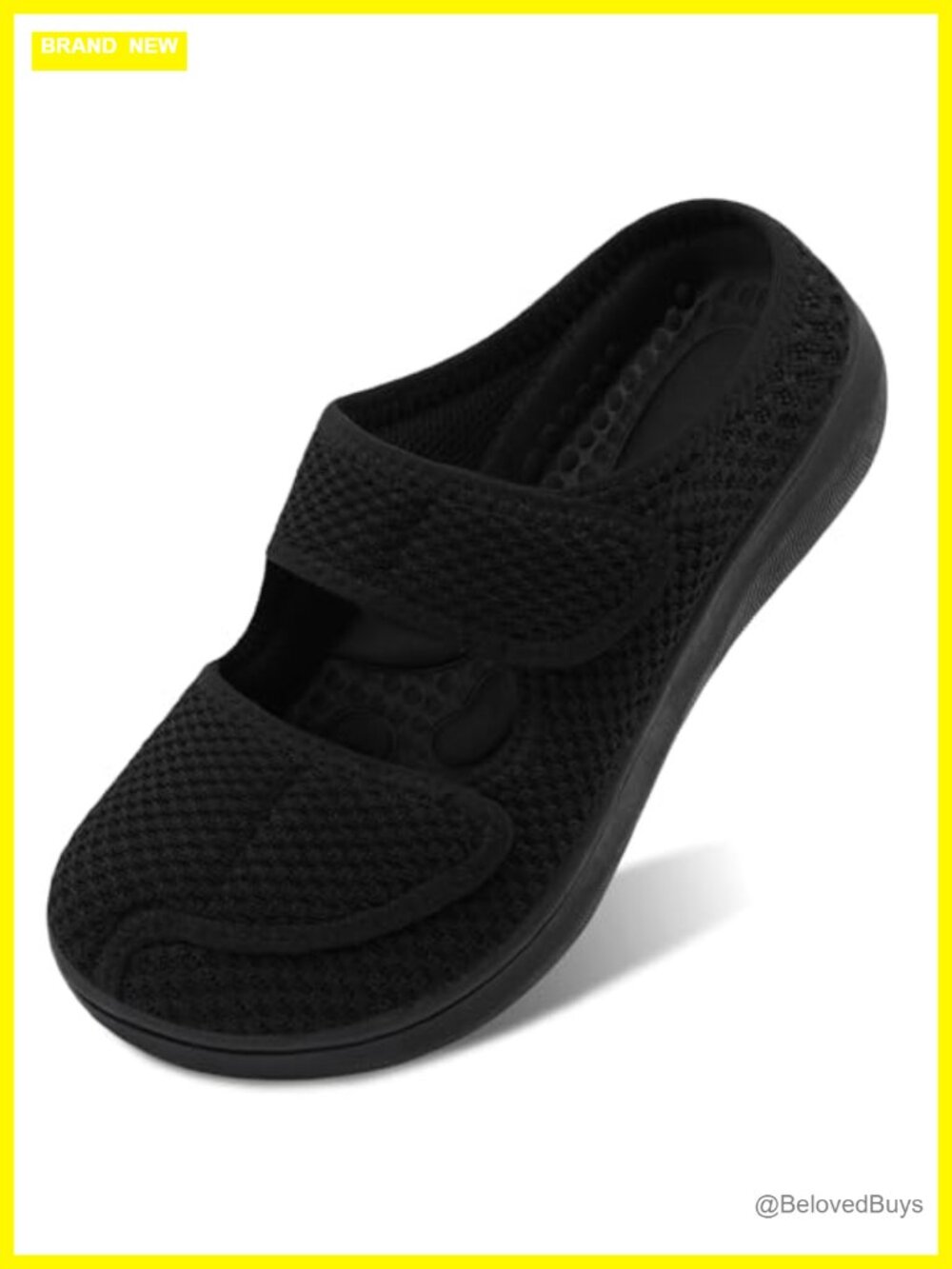 Wide Diabetic Slippers Adjustable Strap Faux Suede House Shoes